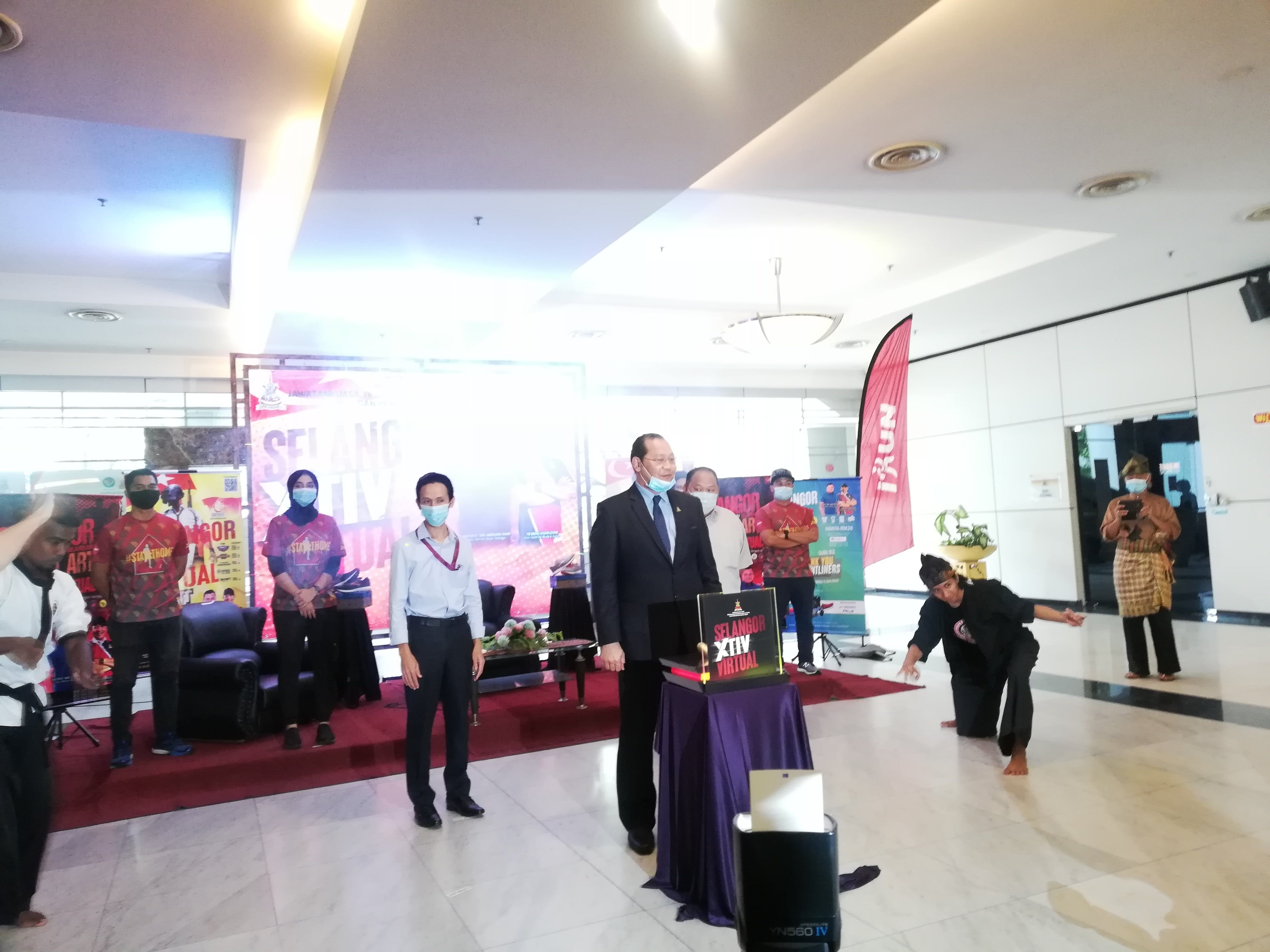 Anjur larian, silat secara maya, Selangor galak belia aktif di rumah