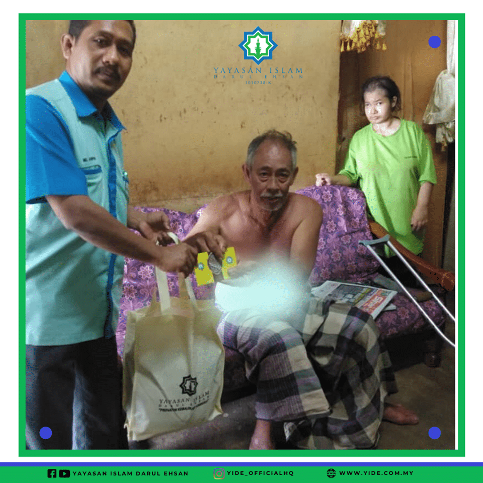 Yide sumbang barangan, wang tunai kepada mangsa kebakaran