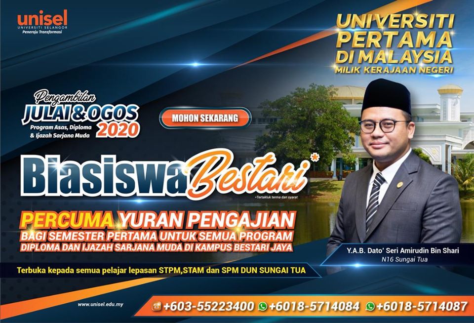Unisel, 10 DUN kerjasama tawar Biasiswa Bestari
