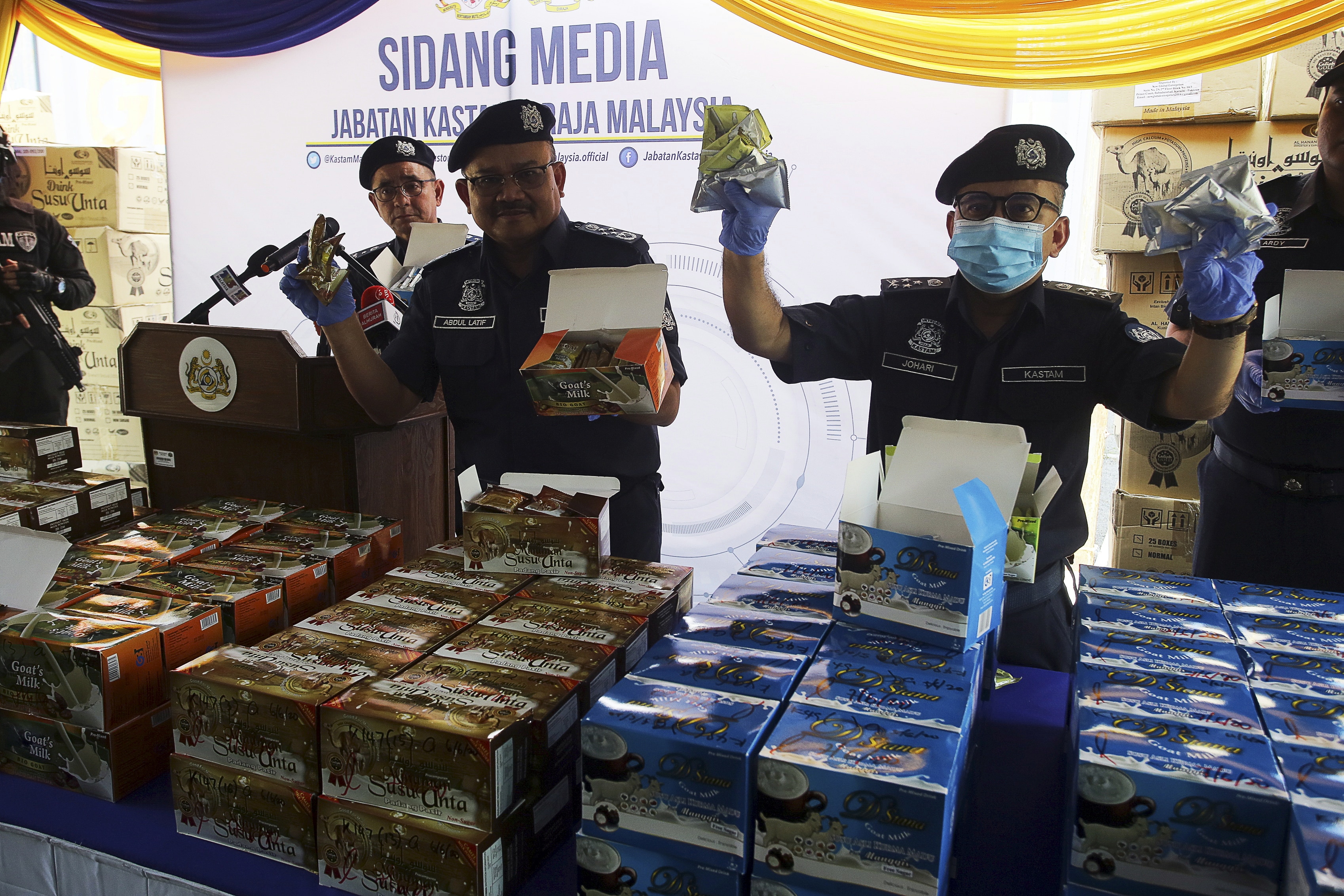 Kastam tumpas sindiket edar dadah antarabangsa, rampas RM100 juta