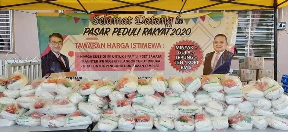 Pasar Peduli Rakyat DUN Taman Templer bantu ringan beban