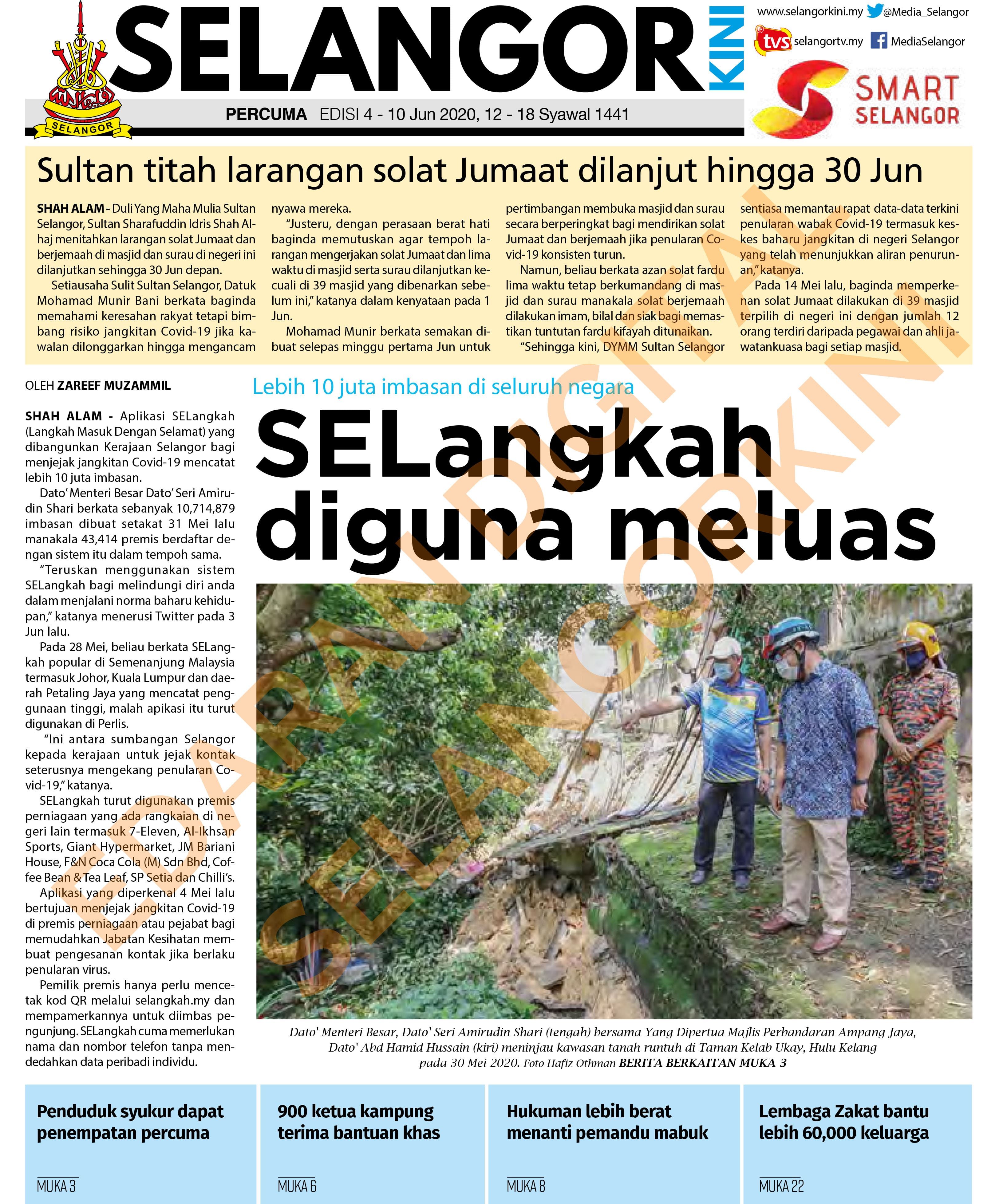 SelangorKini 4 - 10 Jun 2020