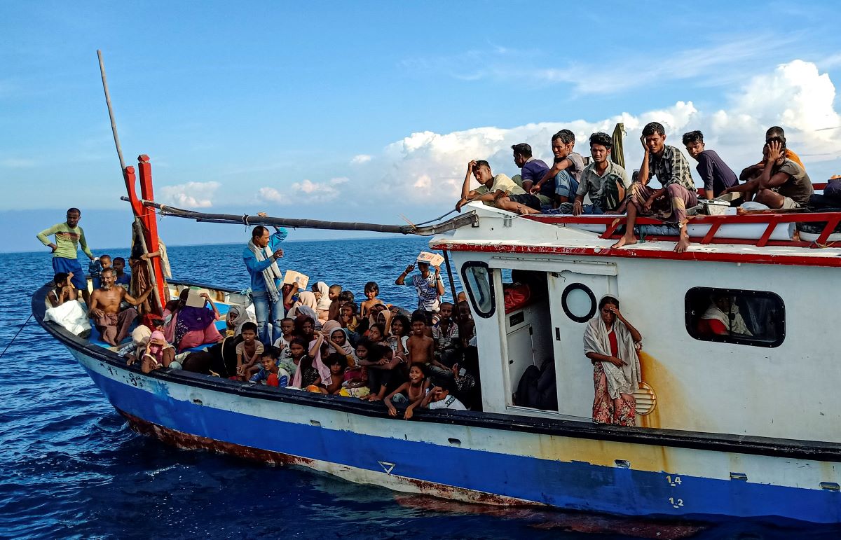 Rohingya refugees land in Indonesia after a month adrift at sea