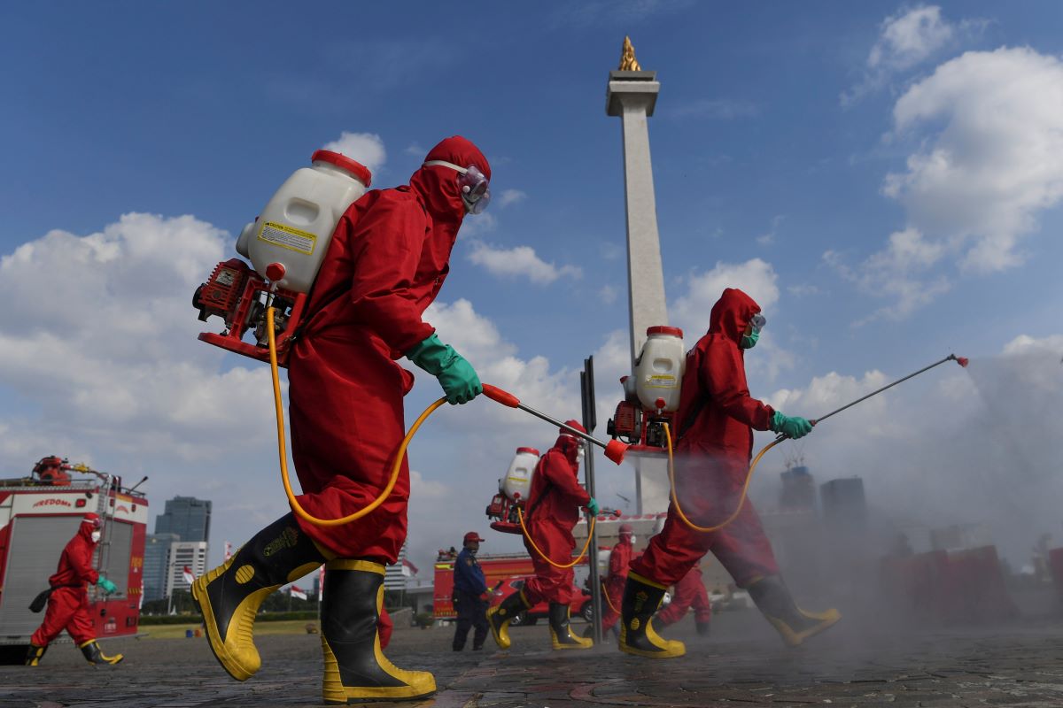 Indonesia reports new record high in daily Covid cases