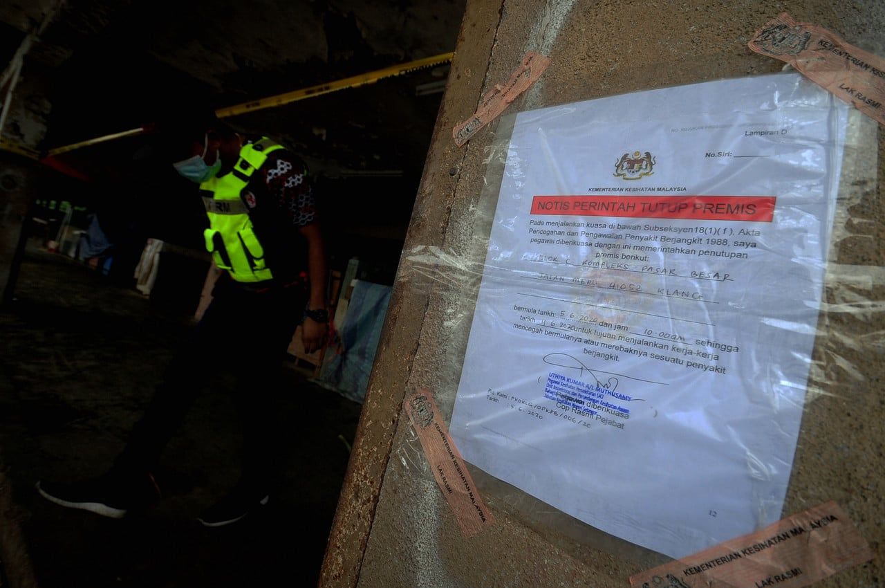 Kompleks Pasar Meru dibuka semula - JKNS