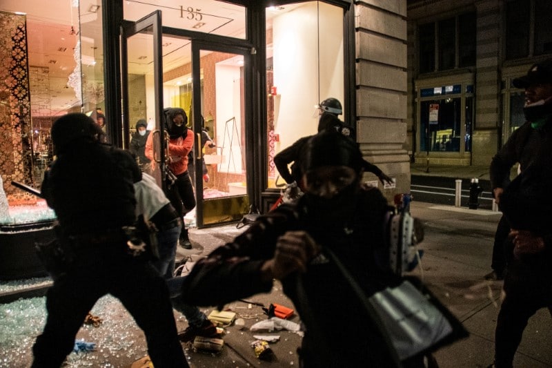 Protesters clash with police in New York City in latest demonstrations