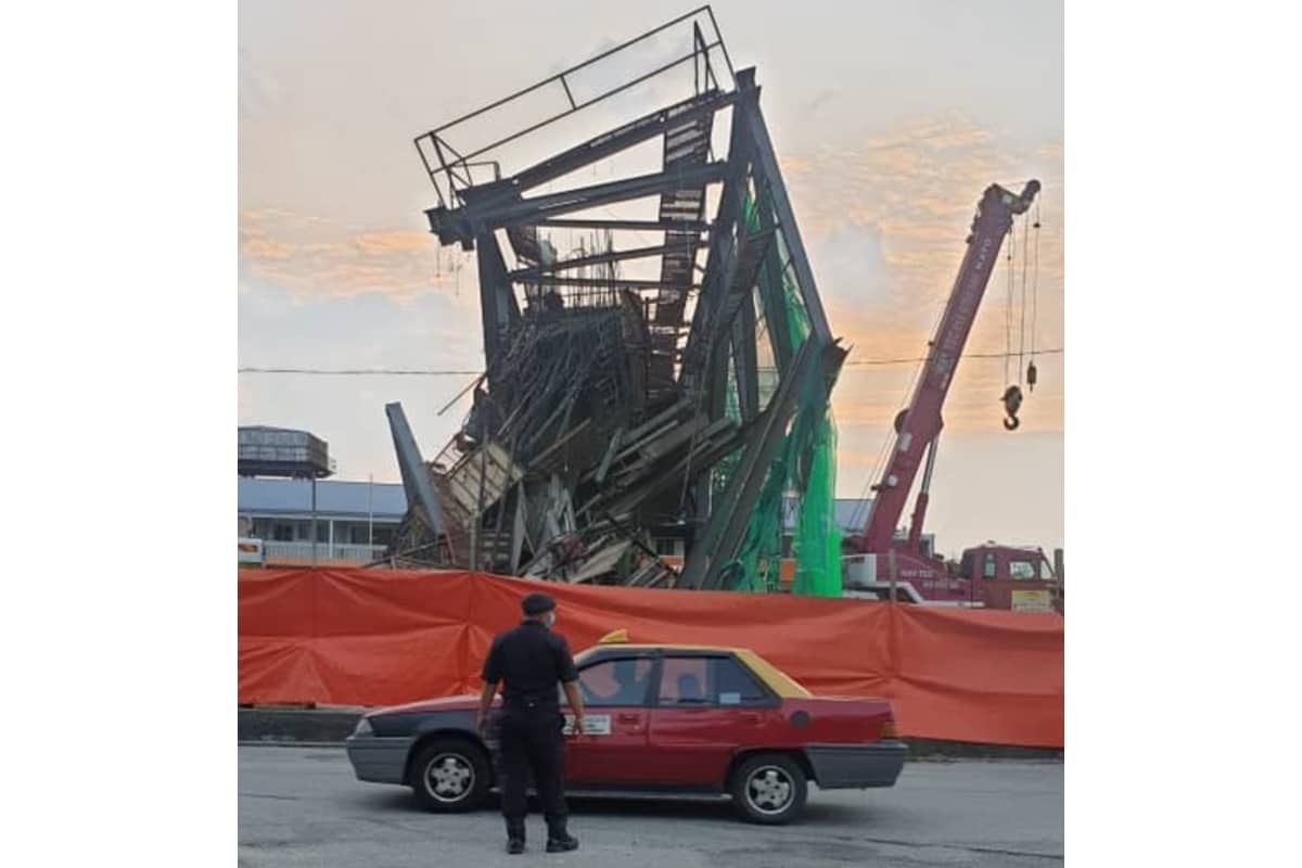 Report: LRT3 beam structure collapsed in Klang