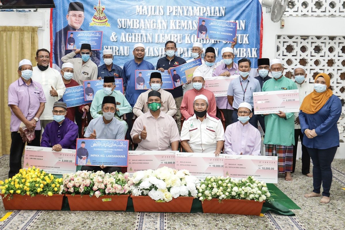 Masjid, surau DUN Sungai Tua terima sumbangan RM80,000