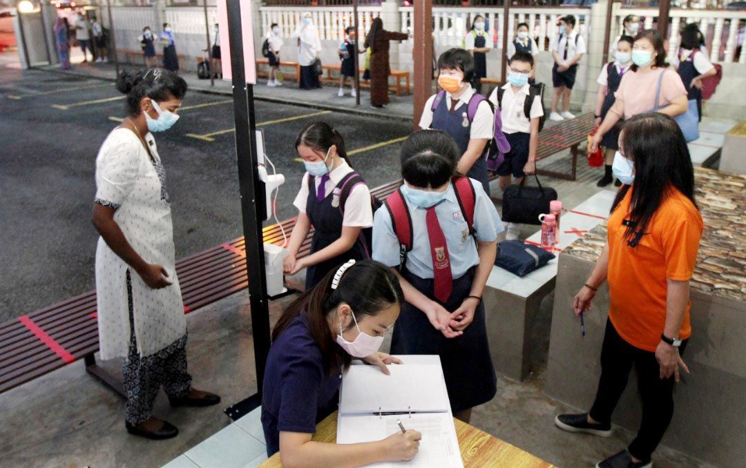 中小学生上学了  雪州复课情况顺利