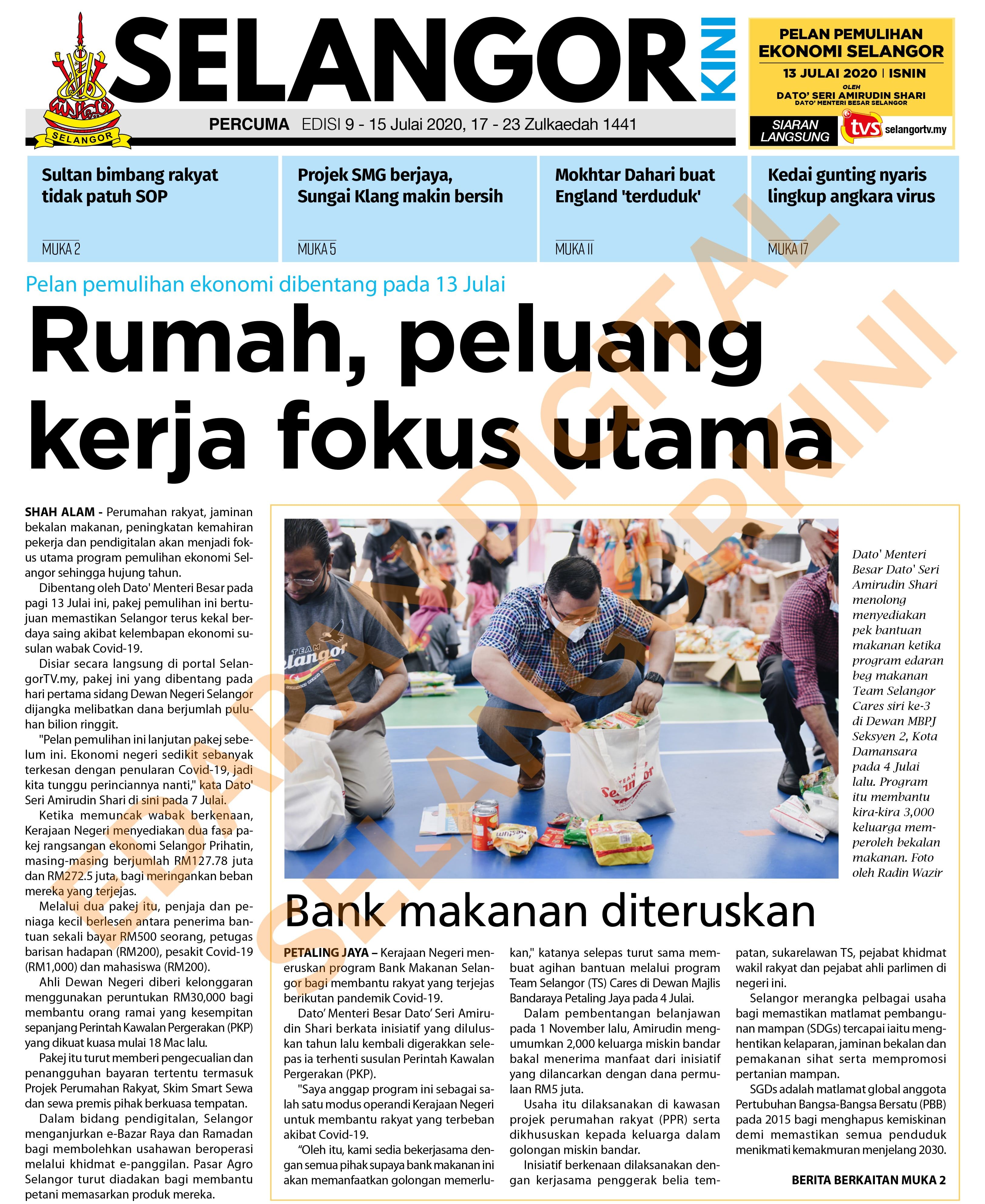 SelangorKini 9 - 15 Julai 2020