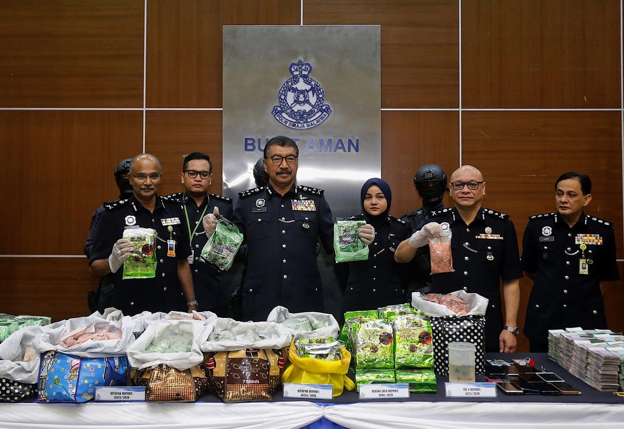 Polis tumpas dua sindiket terbesar, sita RM25.6 juta dadah