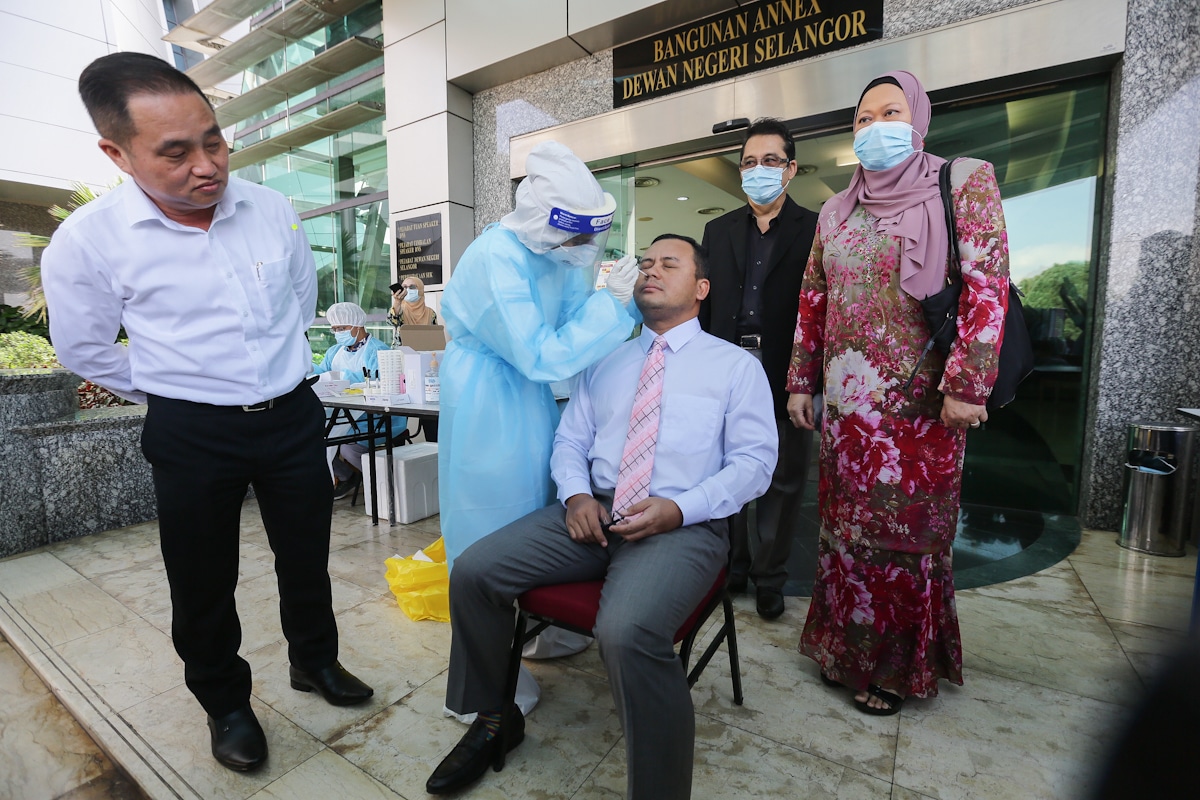 MB: Covid-19 test results for Selangor state assembly sitting out on Thursday