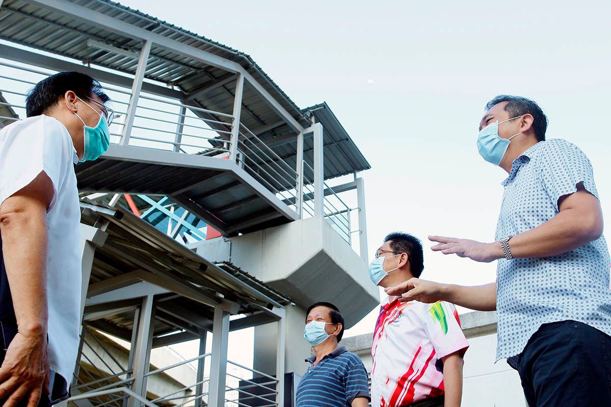 Laluan berbumbung tarik orang ramai guna pengangkutan awam