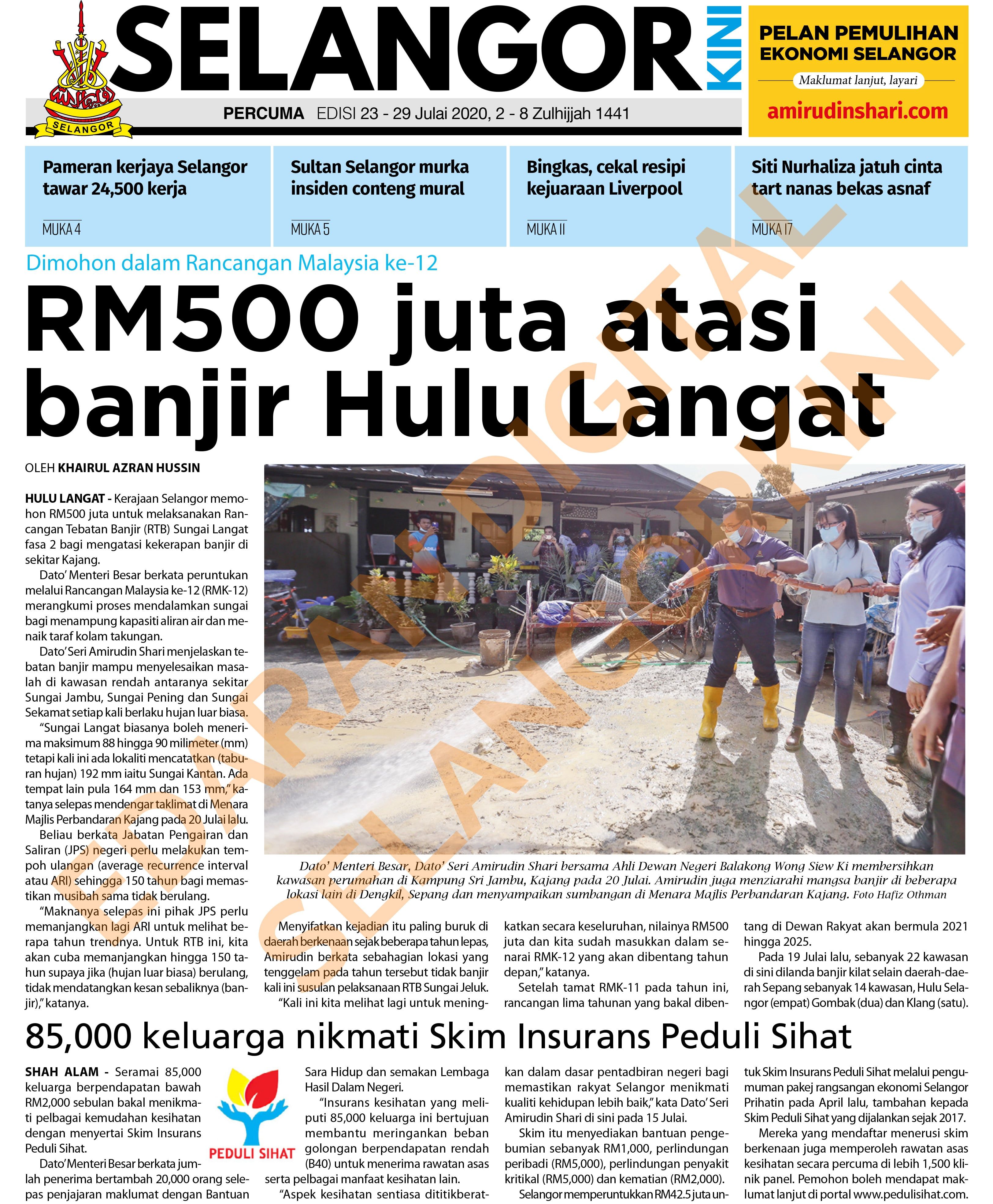 Selangorkini 23 - 29 Julai 2020