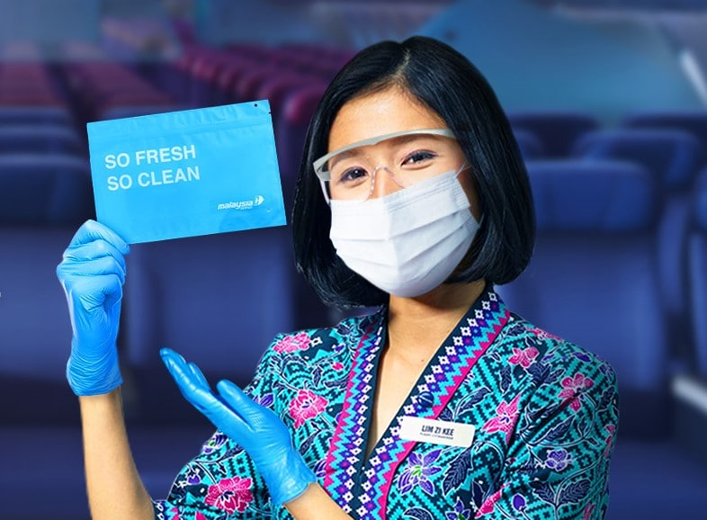 Complimentary hygiene kit gift to all Malaysia Airlines passengers