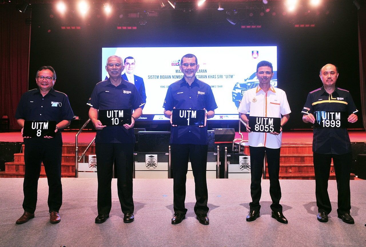 UiTM sasar RM15 juta hasil bida nombor daftar khas kenderaan