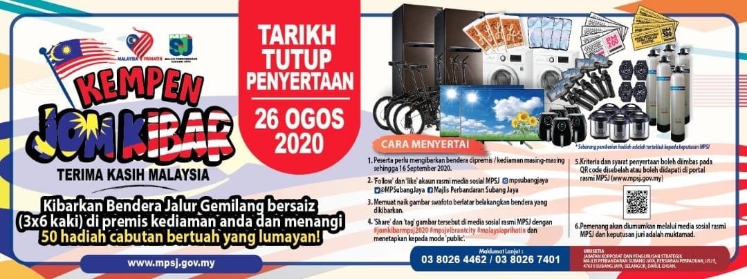MPSJ: Kibar bendera di premis atau rumah, menang cabutan bertuah