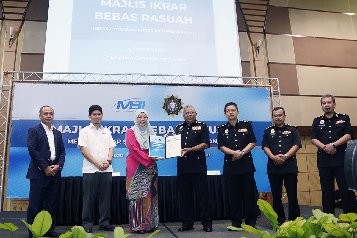 Selangor maju didorong kesedaran tinggi rakyat tolak rasuah