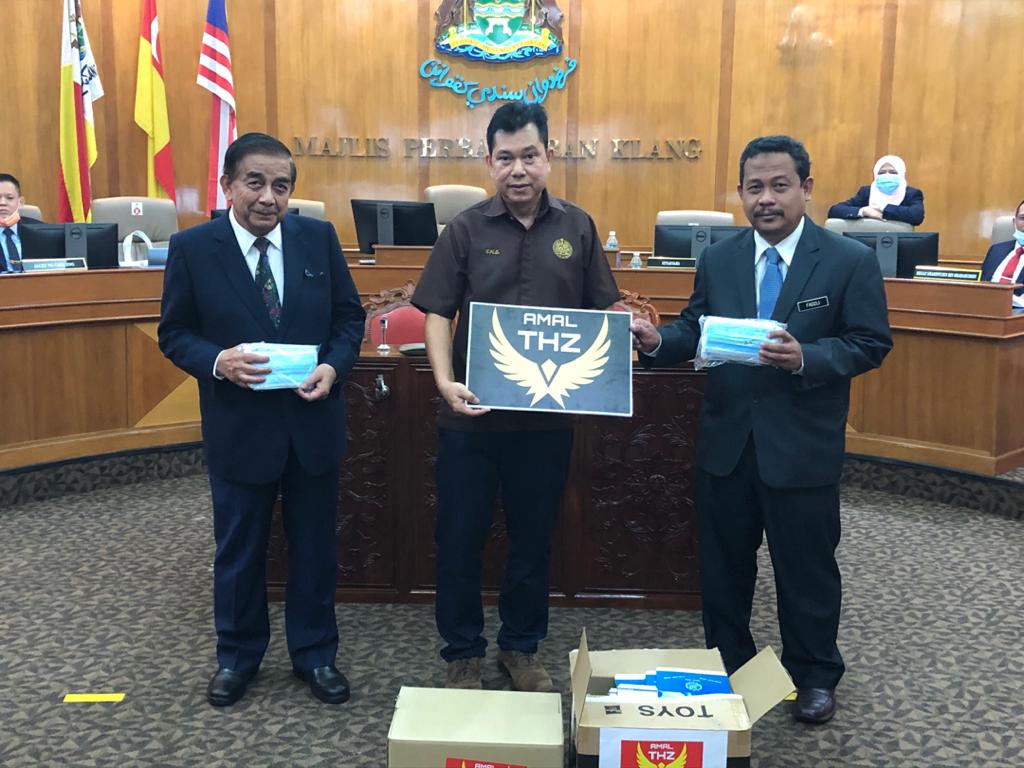 Pertubuhan Amal THZ sumbang 2,000 unit bahan cegah Covid-19
