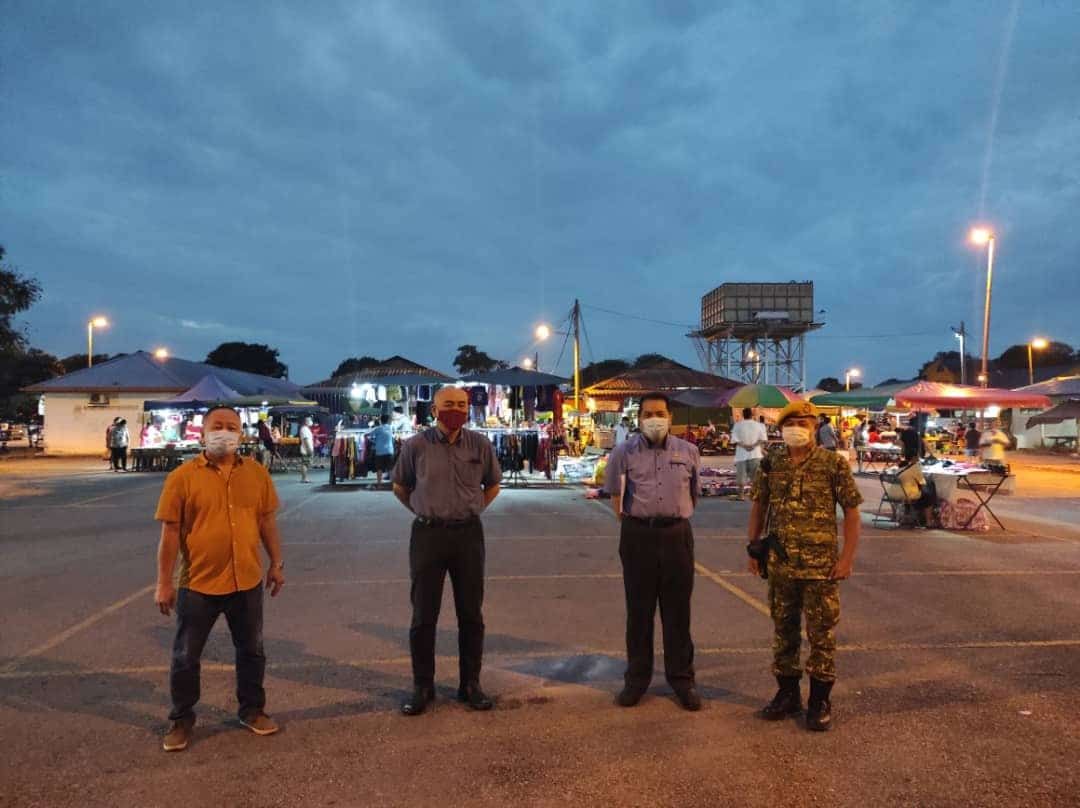 仁嘉隆新村早市复业  68小贩受促遵守防疫规定