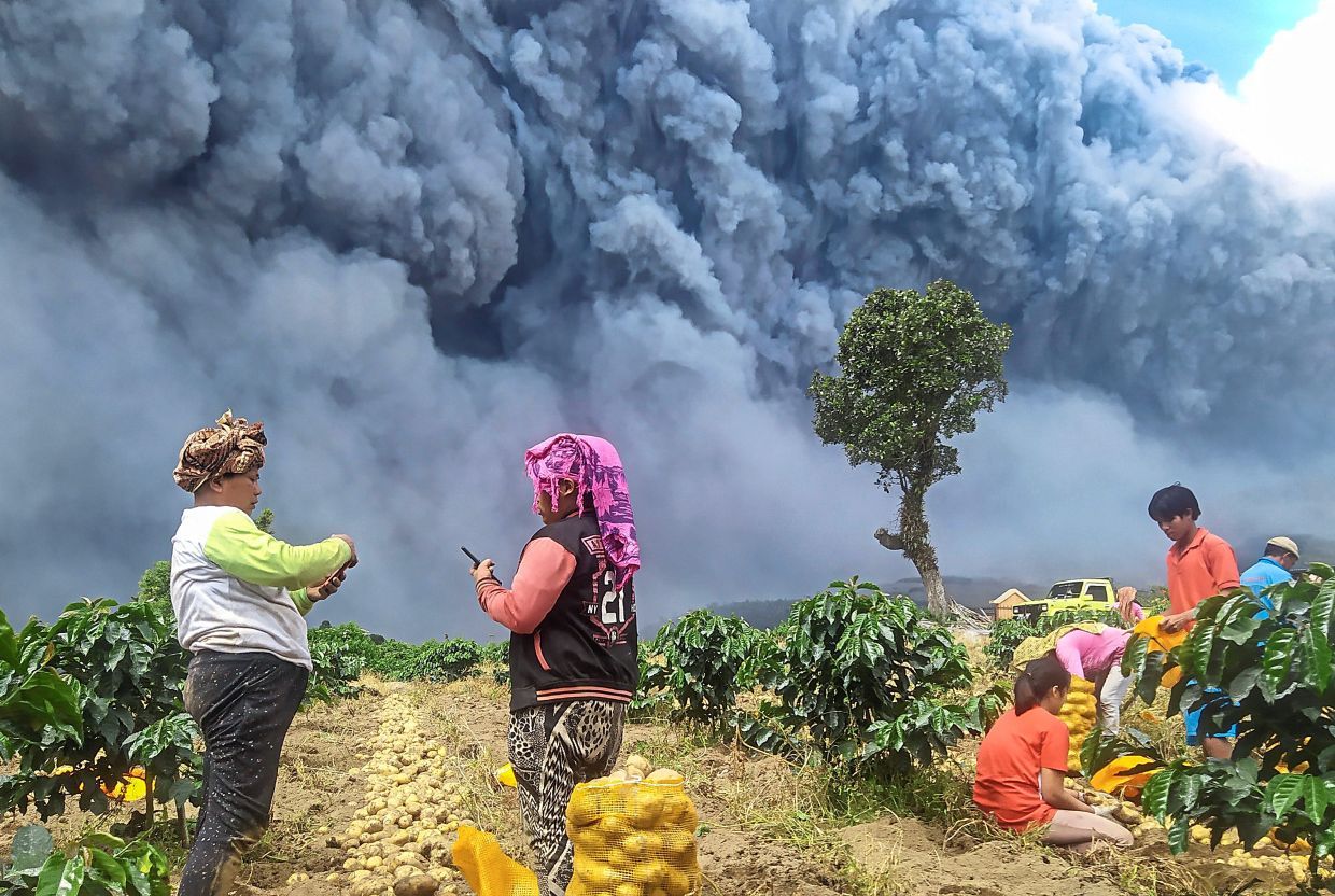 Letusan Sinabung tidak jejas kualiti udara Malaysia hujung minggu