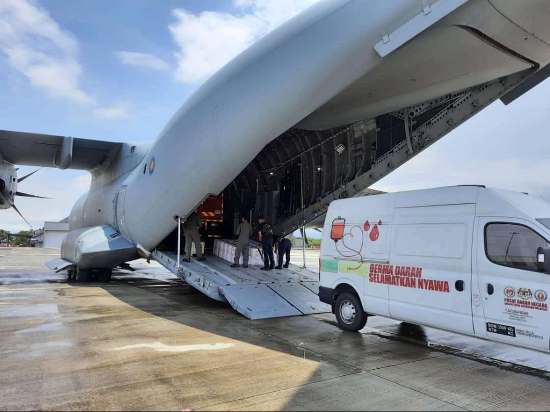 856 beg darah dihantar ke Sabah, tampung keperluan pesakit