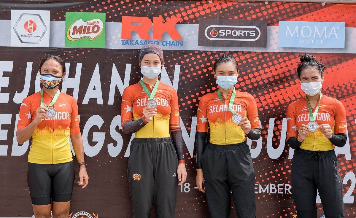 Selangor raih naib johan acara ujian masa berpasukan wanita