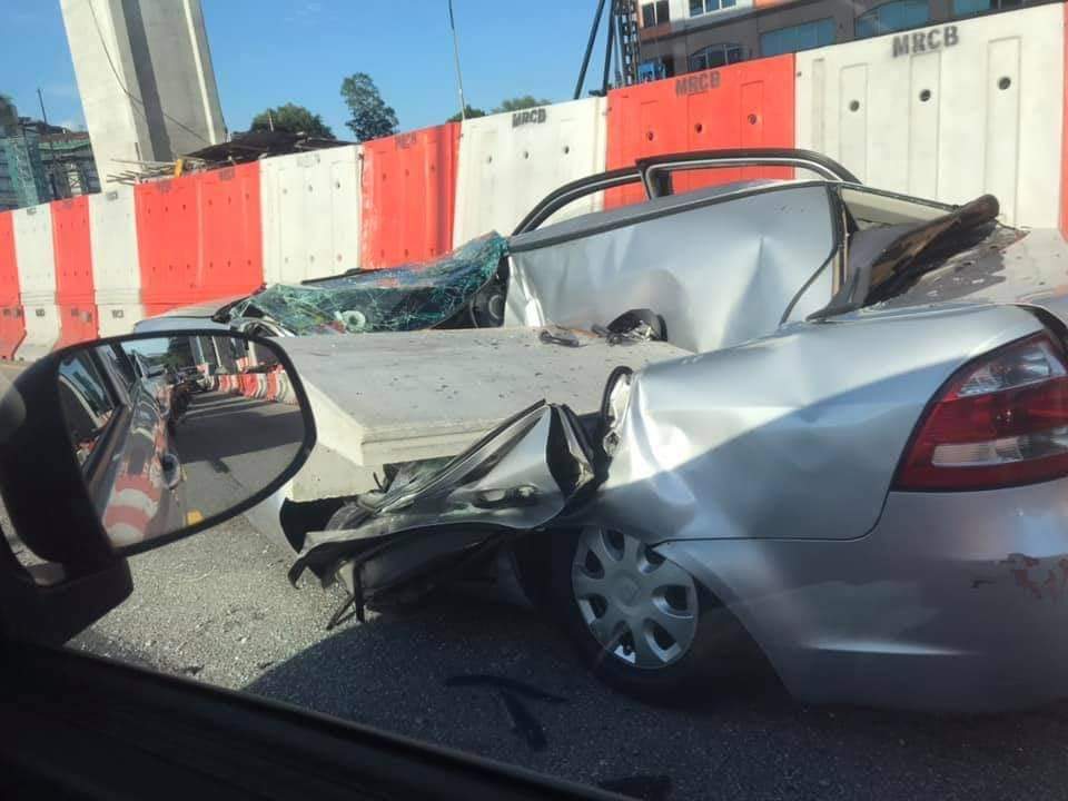 CIDB siasat tiga aspek kes konkrit hempap kereta