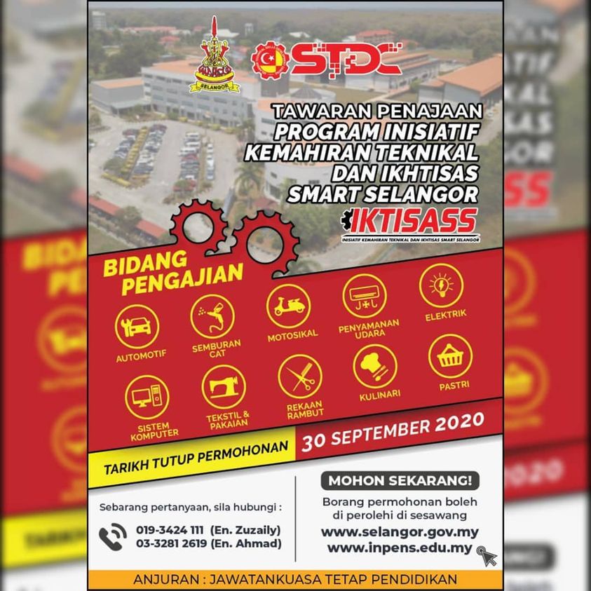 Rebut peluang sertai program IKTISASS, tempat terhad