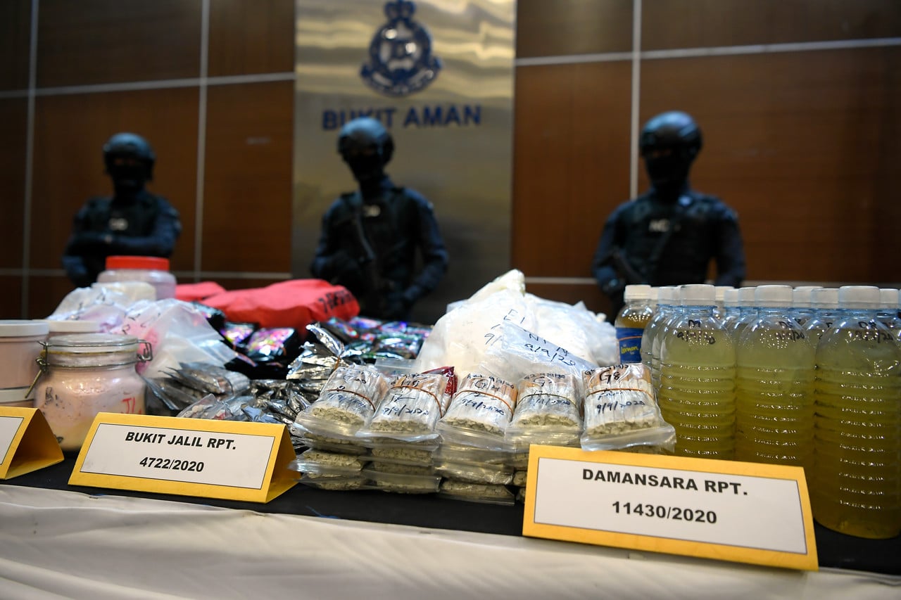 Dua sindiket proses, edar dadah RM5.16 juta tumpas