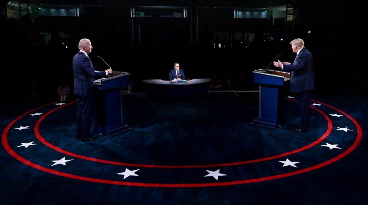 First US presidential debate fails to move investors