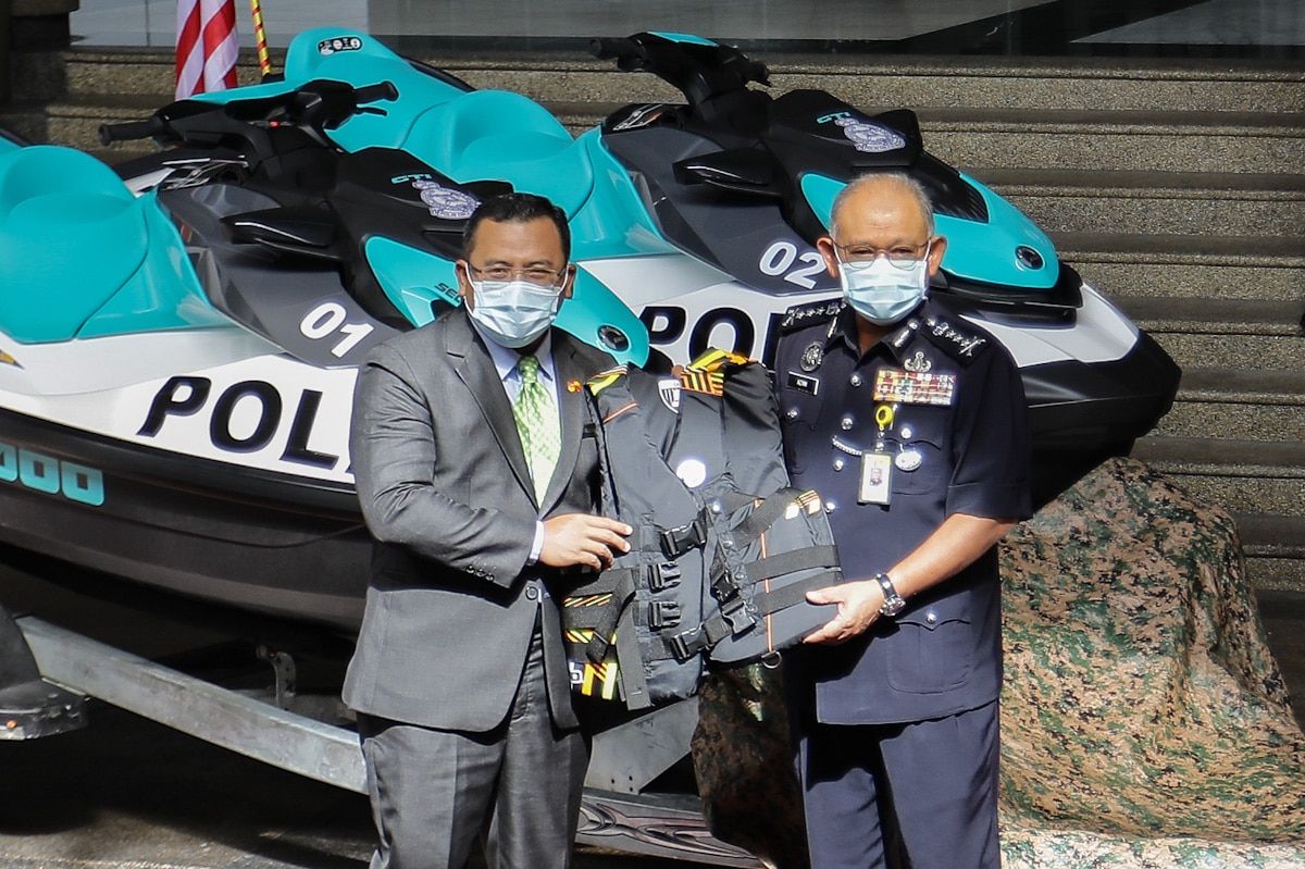 Polis Selangor manfaat kenderaan kawal persisiran pantai