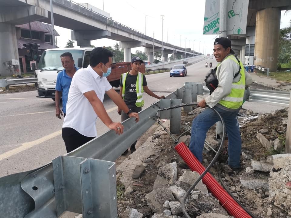 Kabel elektrik dicuri, JKR diarah baiki lampu isyarat di Pelabuhan Klang