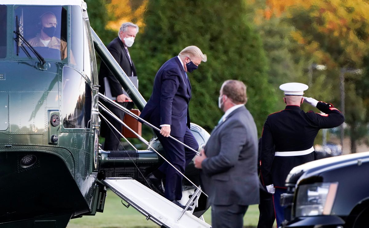Trump moved to military hospital after Covid-19 diagnosis