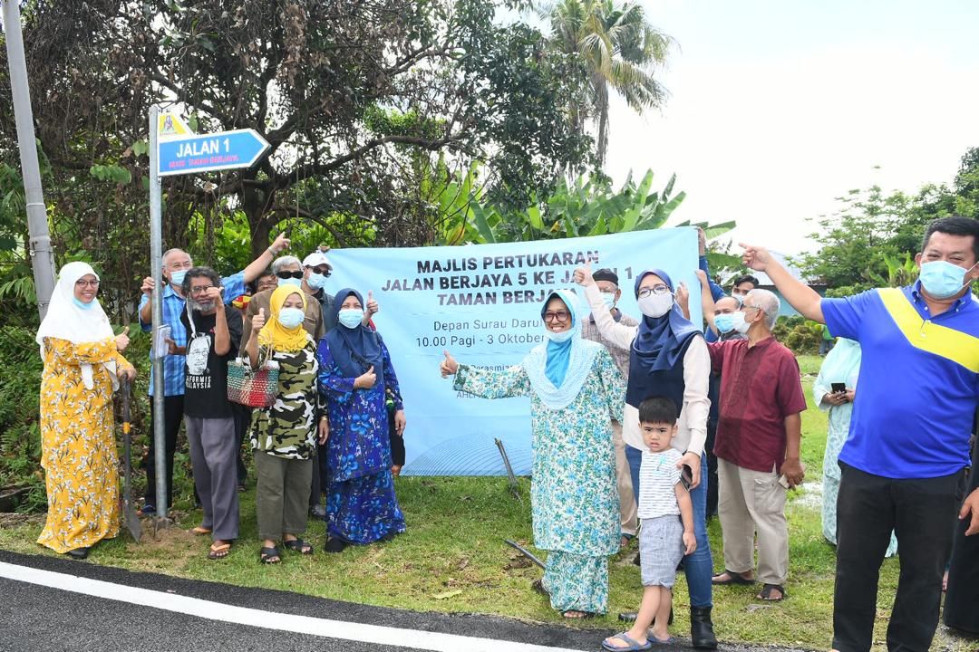 MPS tukar nama Jalan Berjaya 5 kepada Jalan 1 Taman Berjaya Gombak