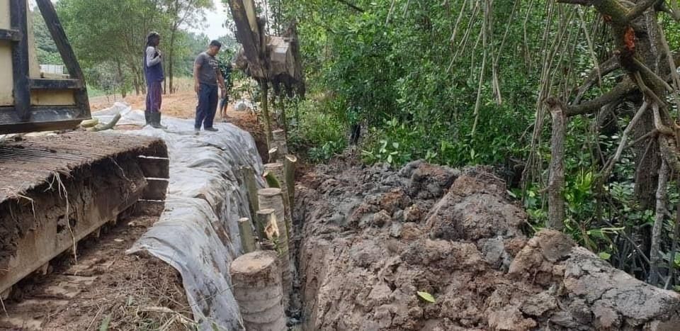 Air pasang besar: JPS tambah baik struktur ban Kampung Telok Gong