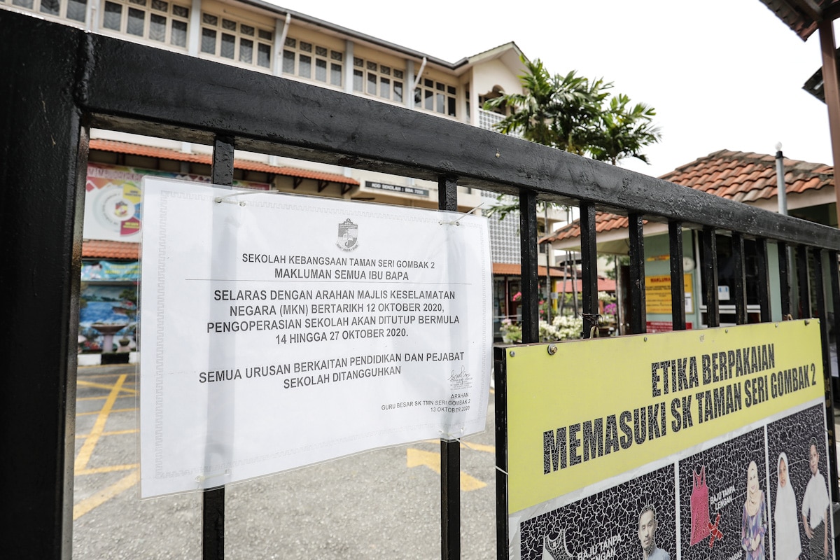 MOE: Schools nationwide to close from Nov 9