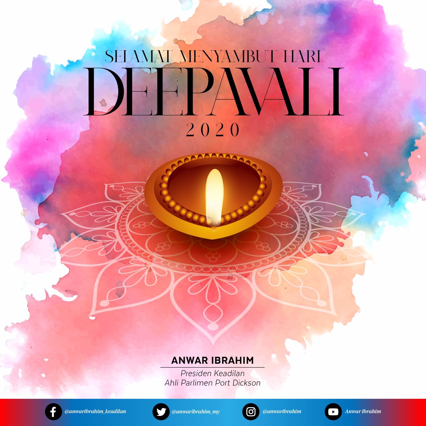 Deepavali: Anwar seru rakyat pelbagai kaum hidup rukun