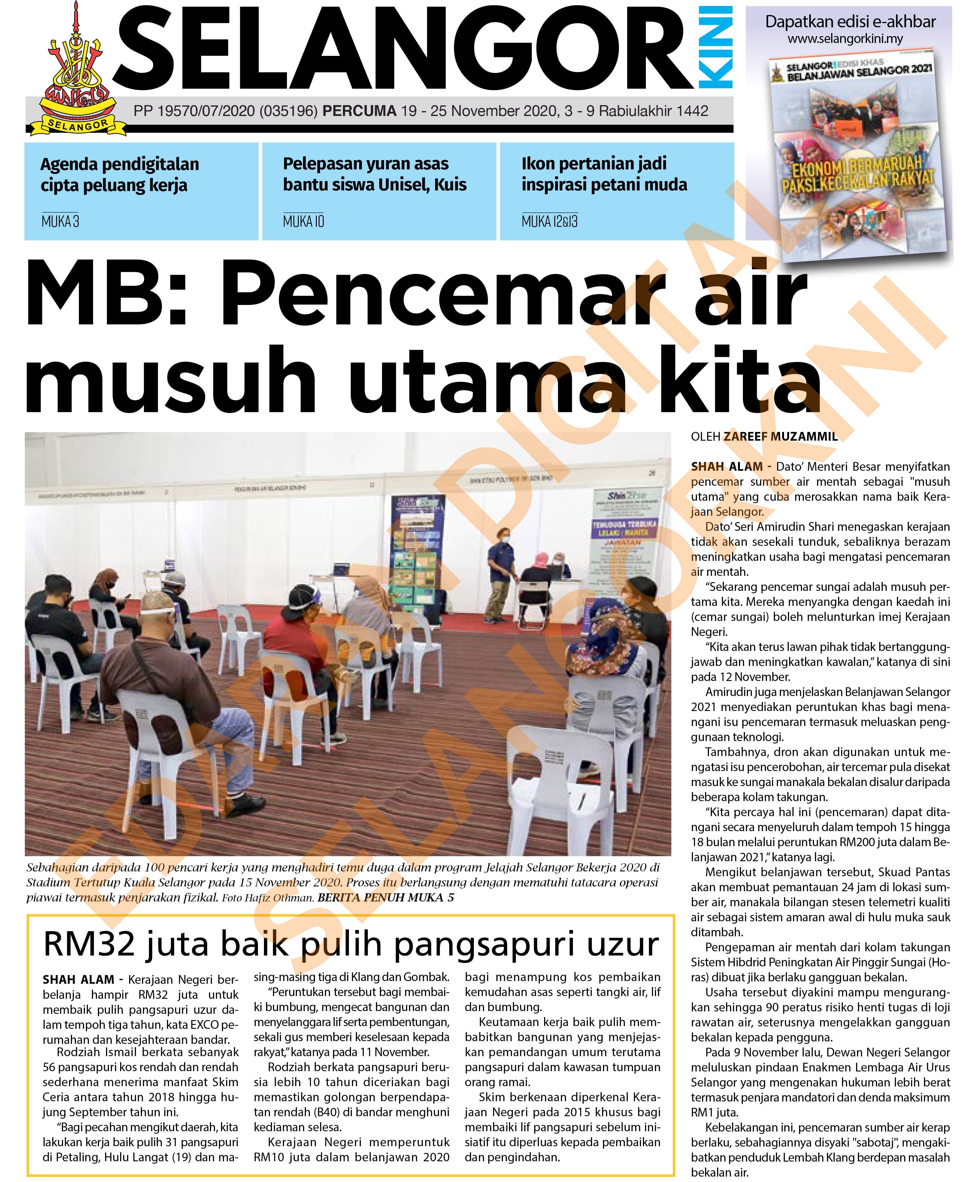 SelangorKini 19 - 25 November 2020