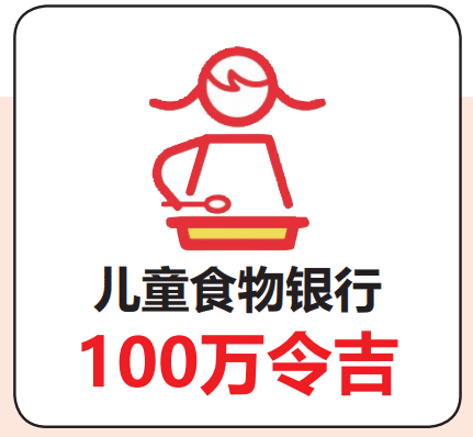 100万推儿童食物银行  改善城市贫困孩童营养