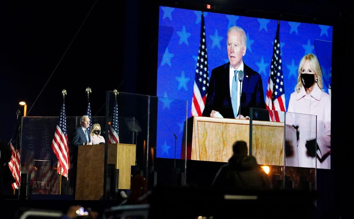 Biden predicts a win, promises to unite as Trump goes to court