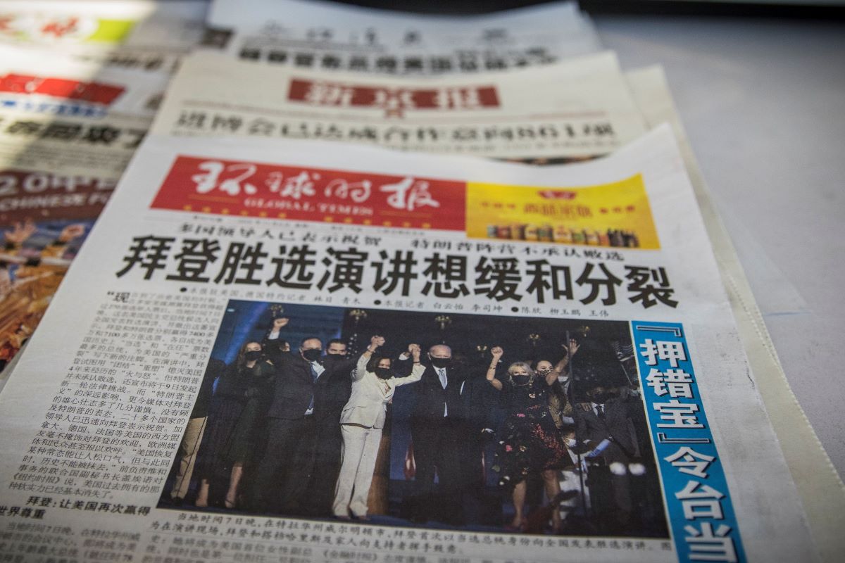 China congratulates Biden and Harris on election