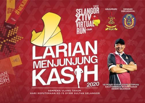 Larian Menjunjung Kasih 2020 dibuat secara maya, sasar 15,000 peserta