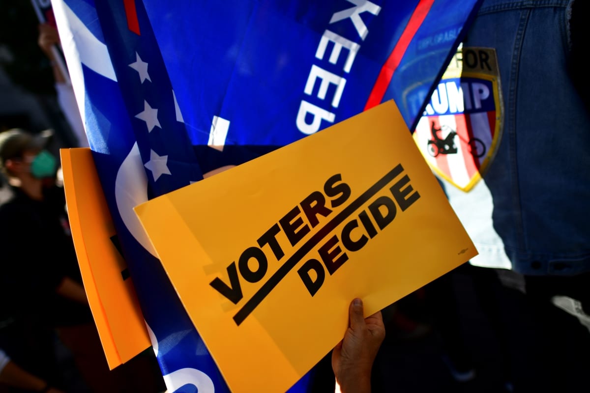 Vote counts push Biden closer to victory as Trump falsely claims election being 'stolen'