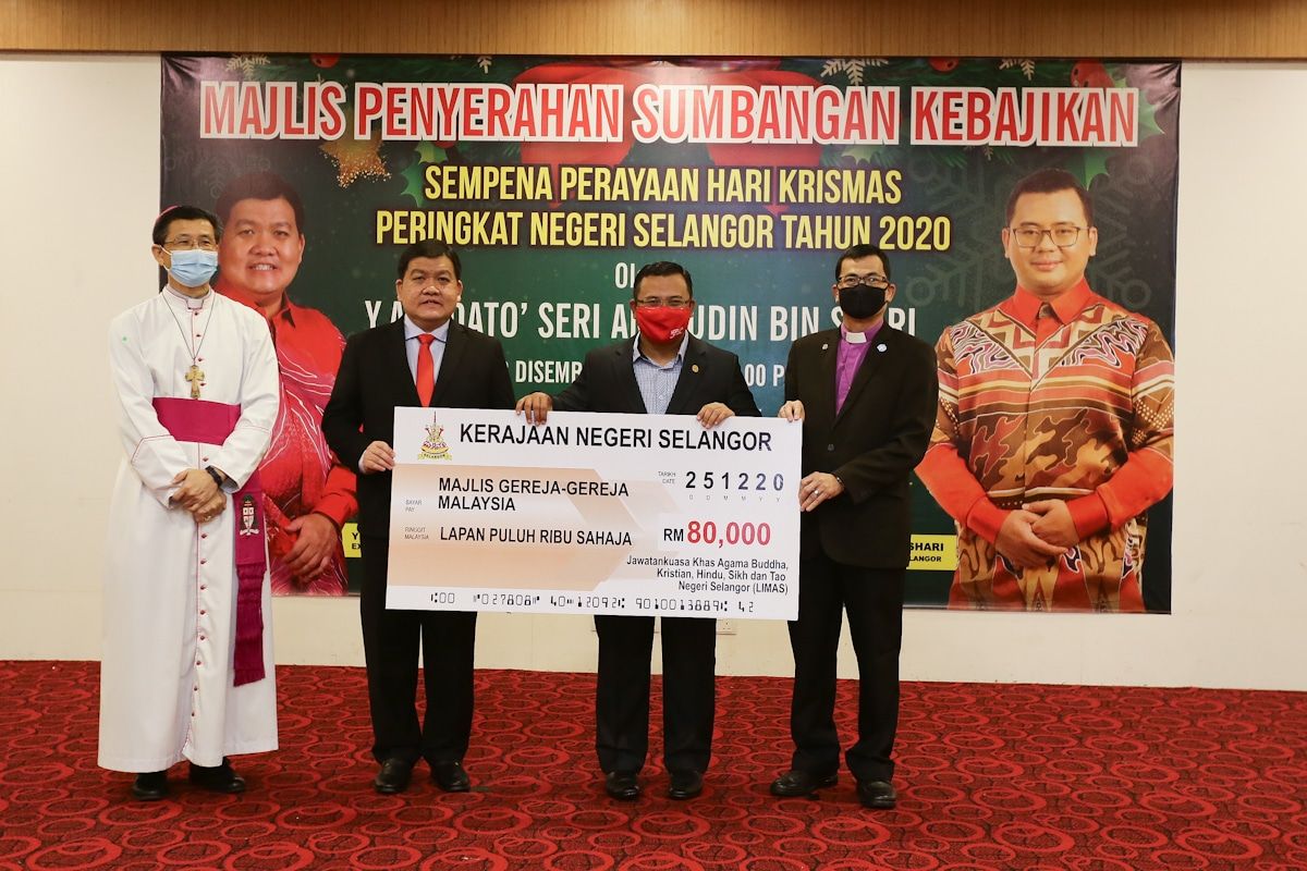 Lebih 2,000 penganut Kristian kurang mampu dibantu sambut Krismas