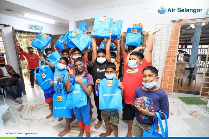 Air Selangor santuni rumah perlindungan kanak-kanak sempena Krismas