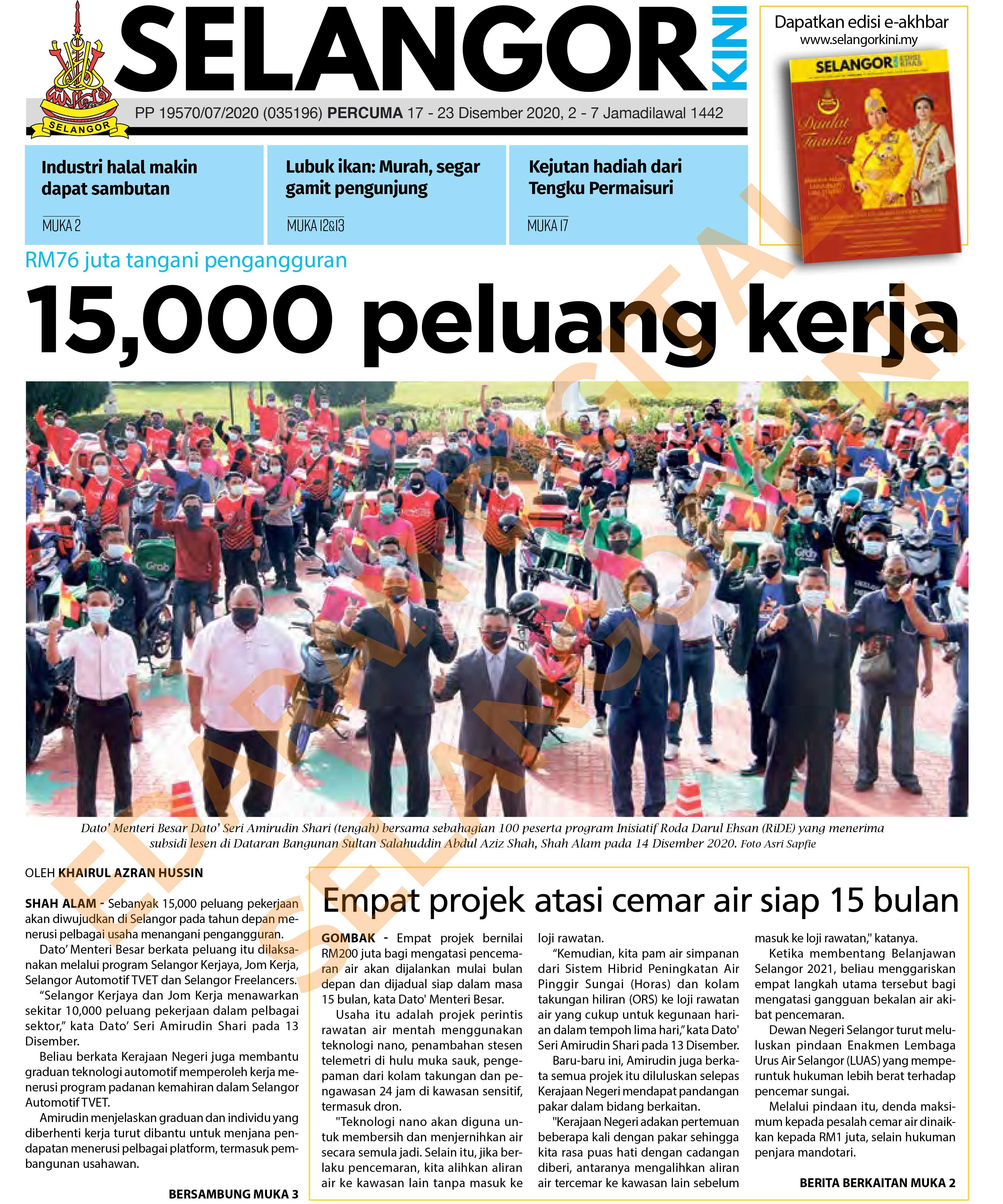 SelangorKini 17 - 23 Disember 2020