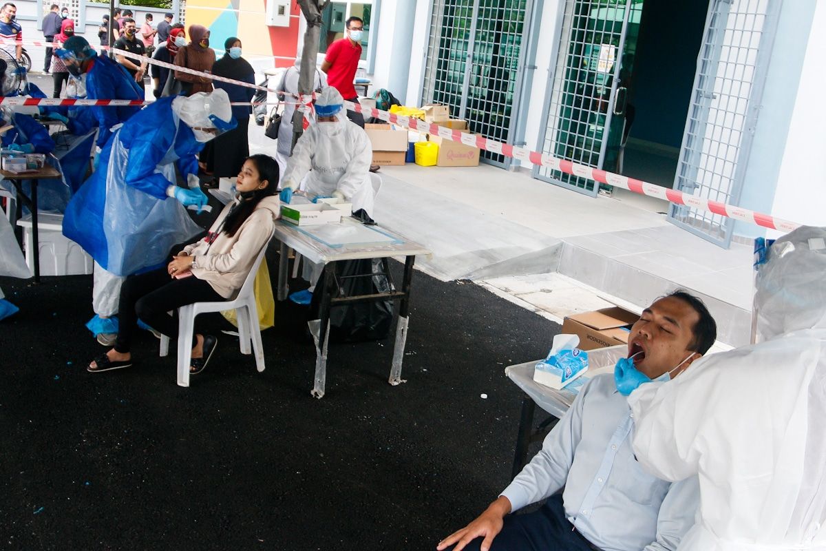 雪州今增950确诊 近半源自密切接触者筛检