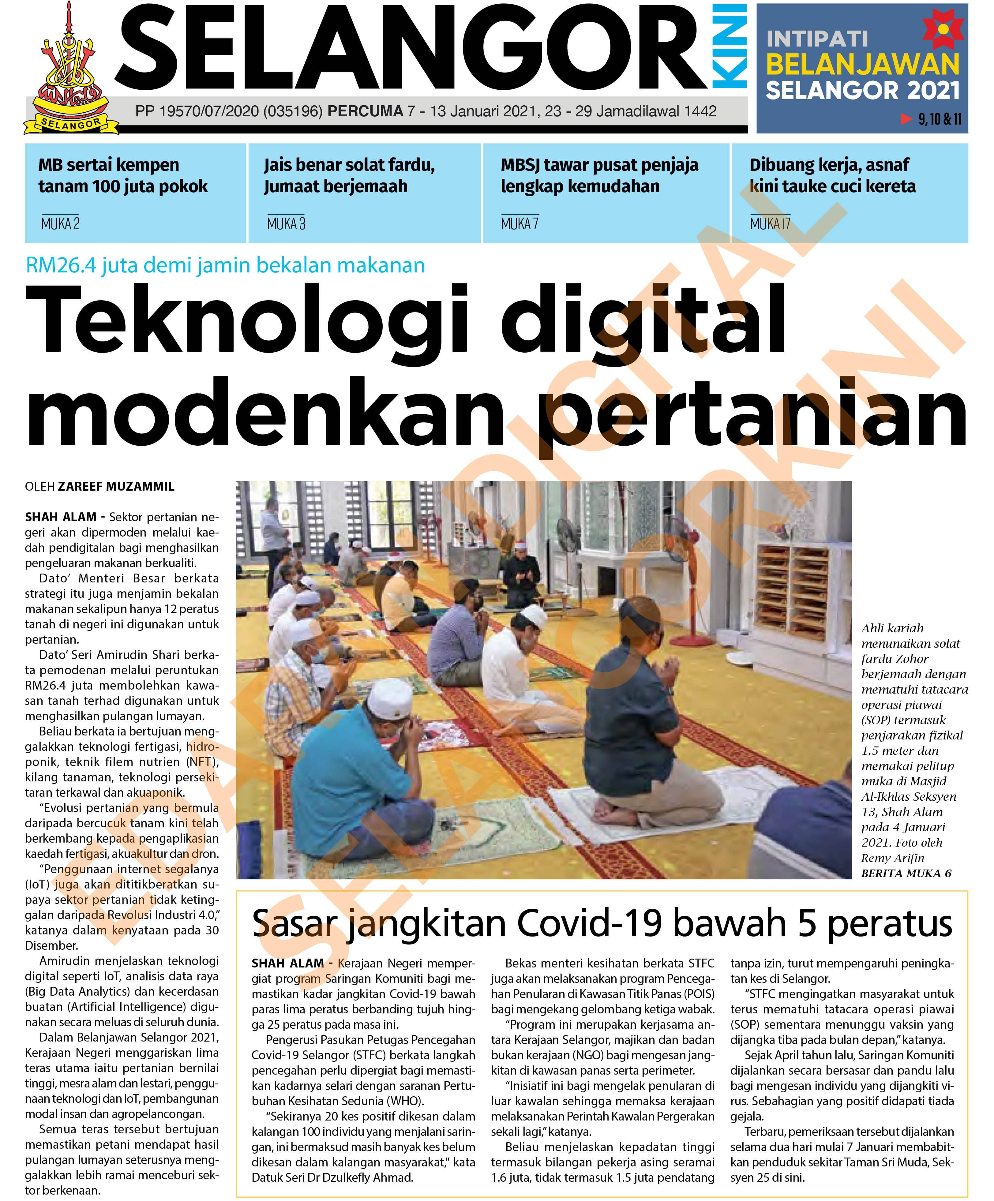 SelangorKini 7 - 13 Januari 2021