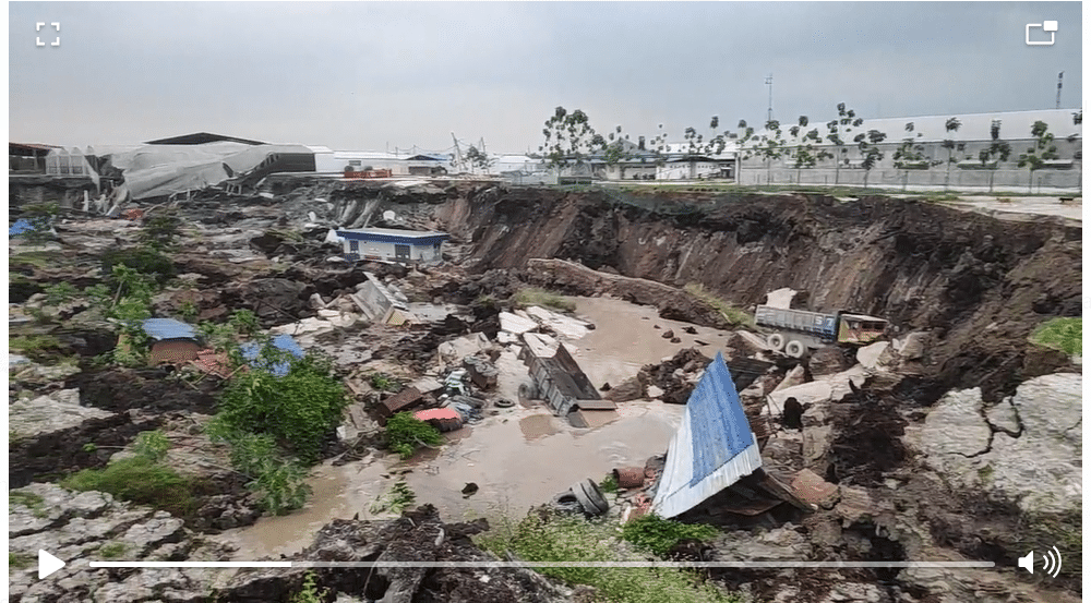 Tanah mendap dekat tapak lombong Kuala Selangor, tiada kemalangan jiwa